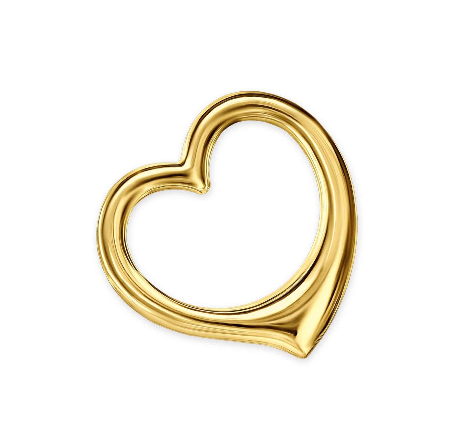 Herzanhänger Gelbgold Damen Goldanhänger Liebe Swinging Heart 333er E,  25,95 €
