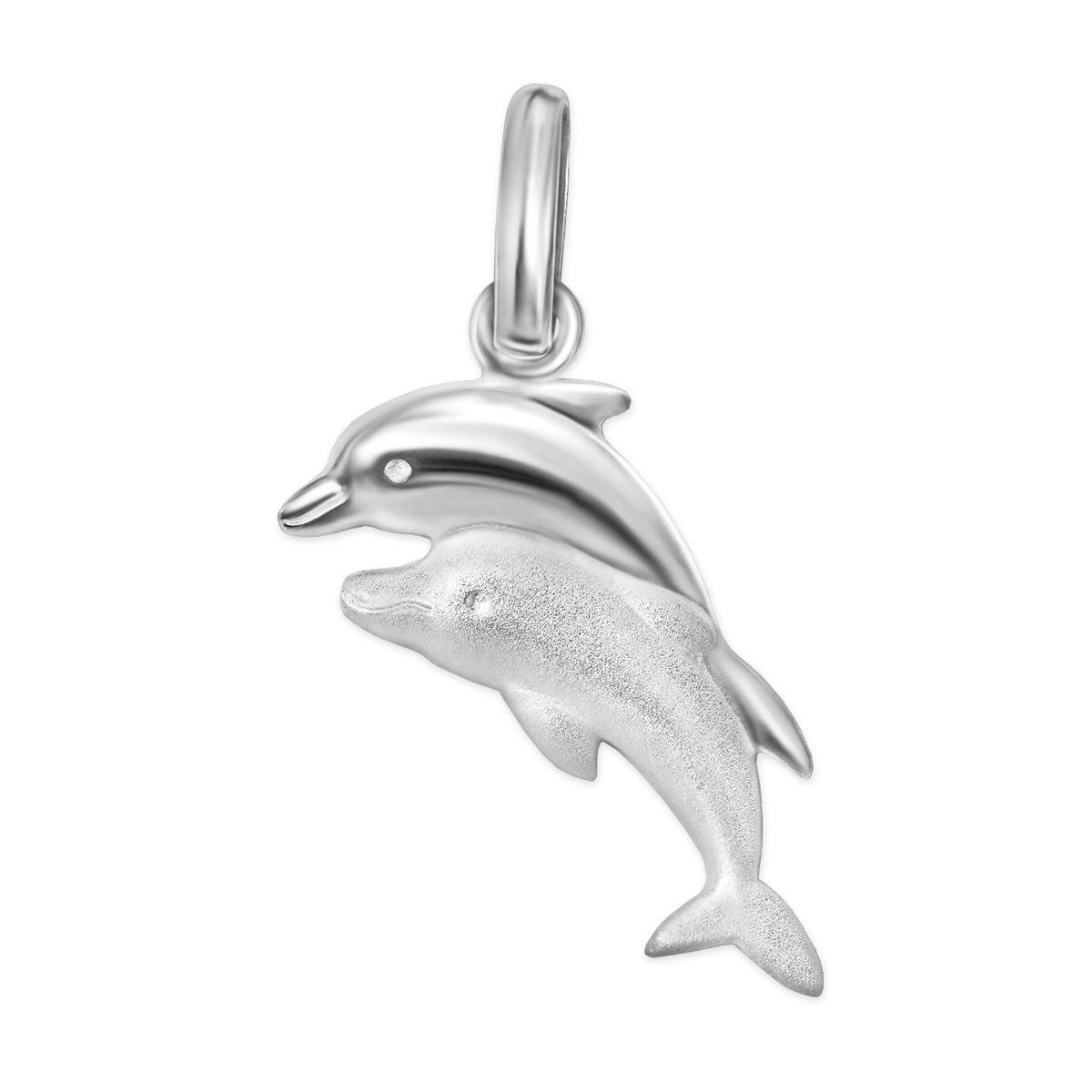 Mädchen Schmuckset Delfin kindlich Ohrhänger 925 34,95 S, Anhänger € Halskette
