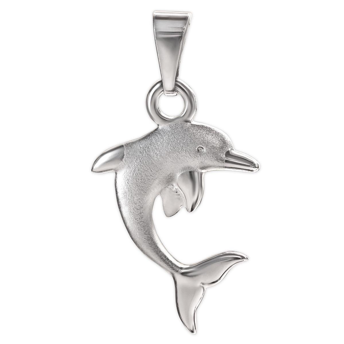 Delfinanhänger Silberanhänger Delphin € Ec, Sterling 925er Silberschmuck 13,99